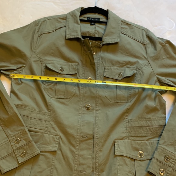 Tribal utility jacket. Sz L. Khaki. EUC. - Picture 7 of 10
